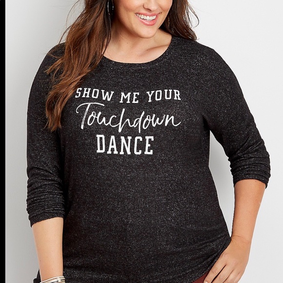 NWOT Maurices size 1 (1X) long sleeve graphic - Picture 5 of 8